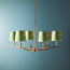 Albafloss chandelier in antiqued brass