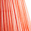 8 inch empire clip on shade in coral chalk stripes printed cotton