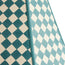 16 inch Milford check hexagon shade in seafoam