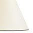 10 inch empire shade for cordless lamps in Ivory dupion silk