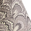 10 inch empire shade for cordless lamps in grey and black Piave hand made marble paper