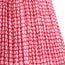 6 inch empire shade for cordless lamps in pink block printed cotton