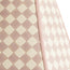 10 inch Milford check hexagon shade for cordless lamps in petal