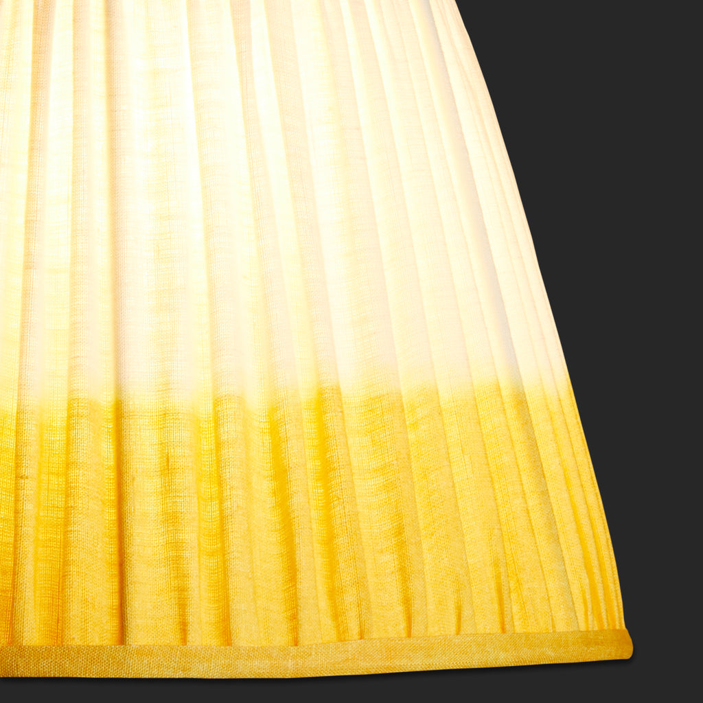 14 inch straight empire shade for cordless lamps in yellow