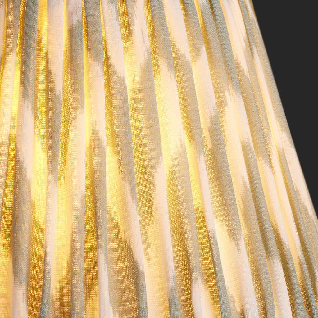 16 inch straight empire shade for cordless lamps printed linen ikat sh