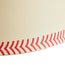5.5 inch tall tapered shade for cordless lamps in scarlet arrows hand painted card
