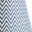 5.5 inch tall tapered shade for cordless lamps in ocean maps hand painted card