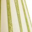 5.5 inch tall tapered shade for cordless lamps in verdant tapers hand painted card