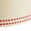 5.5 inch tall tapered shade for cordless lamps in scarlet tracks hand painted card