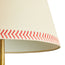 12 inch straight empire shade in scarlet arrows hand painted card