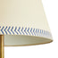 14 inch straight empire shade in ocean arrows hand painted card