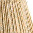 18 inch straight empire shade in biscuit block printed Dotty gathered cotton by GP & J Baker