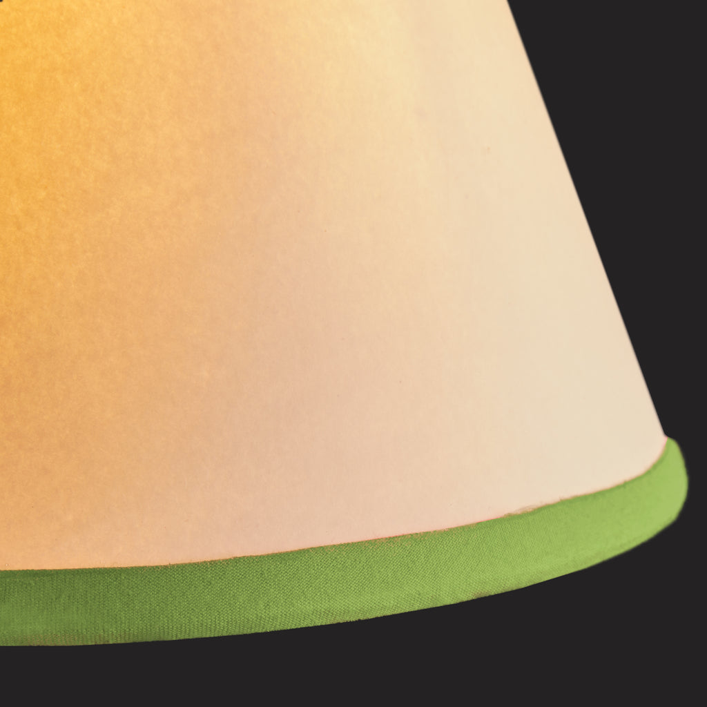10 inch empire shade for cordless lamps in ruby candy stripe