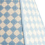 6 inch Milford check square shade in perriwig
