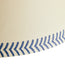 5.5 inch tall tapered clip on shade in ocean arrows hand painted card
