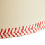 5.5 inch tall tapered clip on shade in scarlet arrows hand painted card