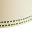 5.5 inch tall tapered clip on shade in verdant tracks hand painted card