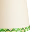 10 inch tall tapered shade in green card harlequin by Matthew Williamson