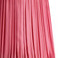 14 inch tall tapered shade in pleated raspberry taj silk