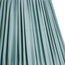 8 inch tall tapered clip-on shade in blue silk