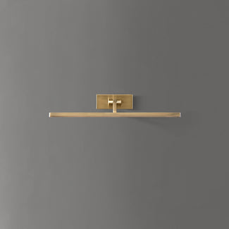 Medium Blake picture light in antiqued brass