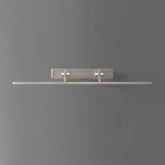 Larger Blake picture light in brushed chrome