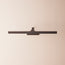 Larger Marcel cordless picture light in bronze finish
