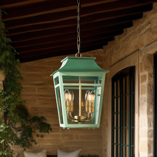Majorelle pendant in sage