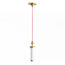 Elbow Rechargeable pendant kit in antique brass