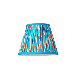 7 inch pendant shade in blue herringbone by Matthew Williamson
