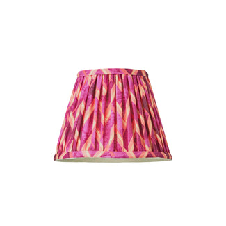 7 inch pendant shade in pink herringbone by Matthew Williamson