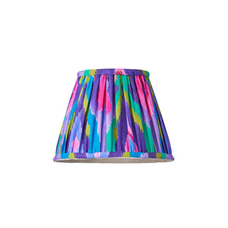 7 inch pendant shade in purple mala ikat by Matthew Williamson