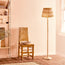 Lillee cordless standing lamp in cream