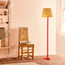 Lillee cordless standing lamp in red