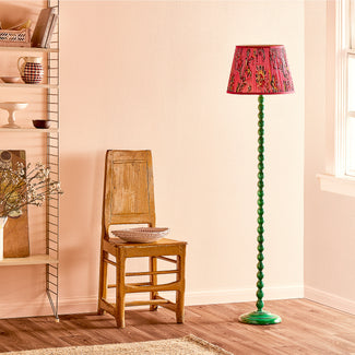 Lillee cordless standing lamp in turquoise