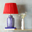 Gingembre Table Lamp in blue and white ceramic