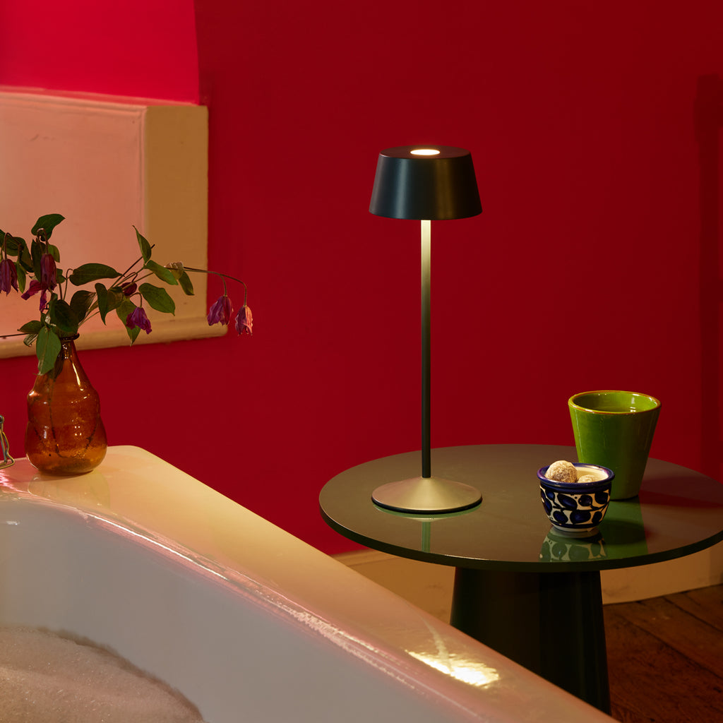Scoon cordless table lamp in shale