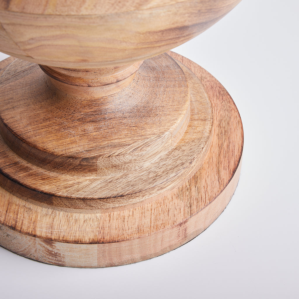 Verona table lamp in burnt wood
