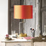 Regular Wisteria table lamp in antiqued brass and clear glass