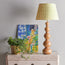 Larger Wobster table lamp in natural wood