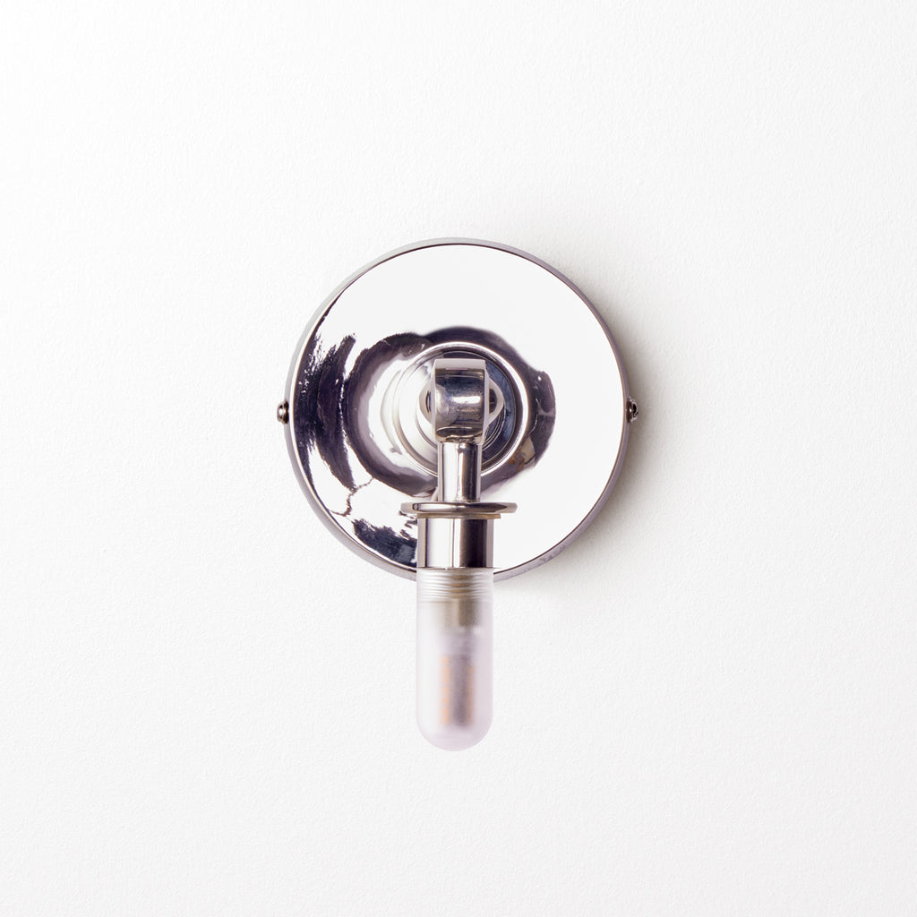 Bathroom Elbow wall fixture in chrome