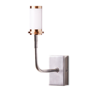 Matchbox cordless wall fitting in antique silver