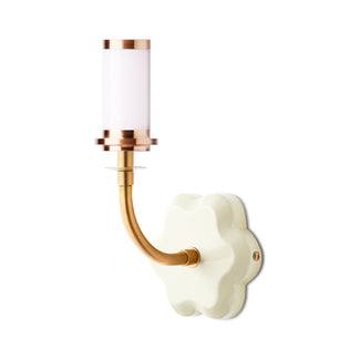 Primrose cordless wall fixture in white