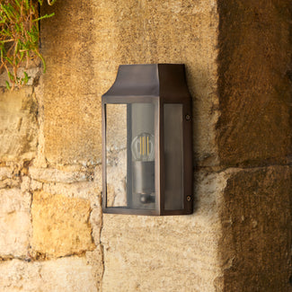 Smaller Crail wall sconce bronze