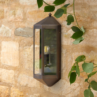 Smaller Cromer wall sconce bronze