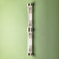 Rodtastic wall sconce in nickel with glass rods
