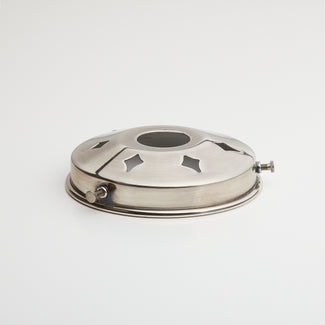 Regular Espere gallery in antiqued silver