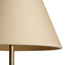 6 inch empire clip on shade in cream card