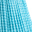 6 inch empire clip on shade in blue block printed cotton
