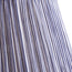 6 inch empire clip on shade in navy candy stripe block printed cotton